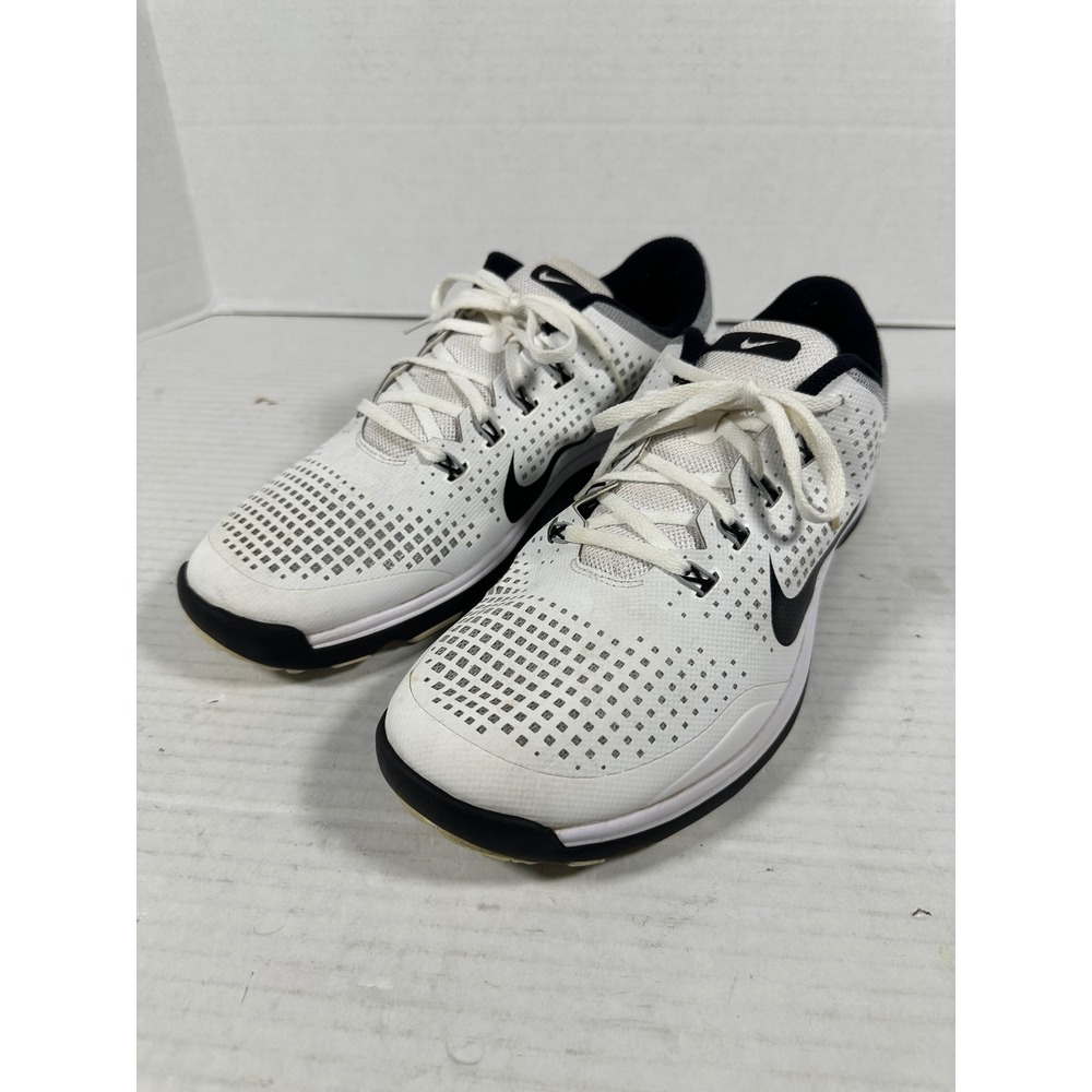 Nike Lunar Control 2 Golf Shoes White Black Grey 652522-100 Mens 13 - Picture 9 of 14